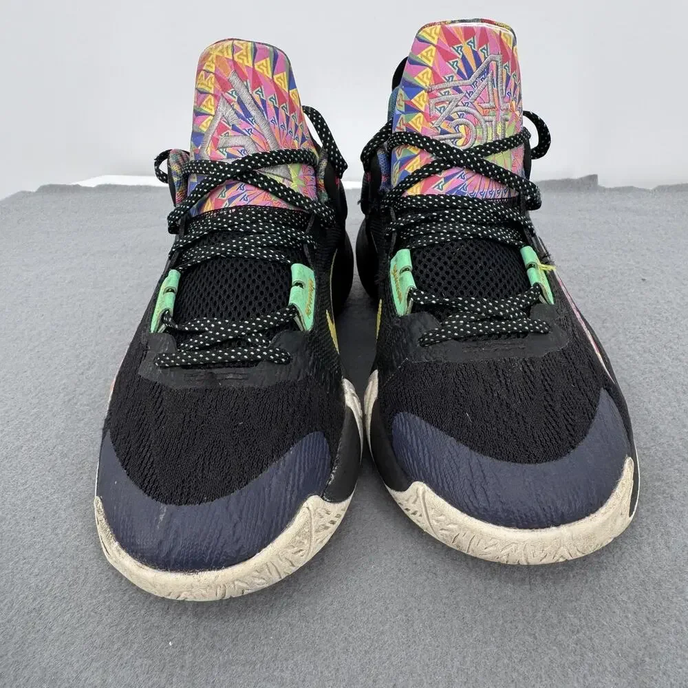 Nike Giannis Immortality 2 Shoes Youth Size 5.5Y Black Multi Basketball Sneakers